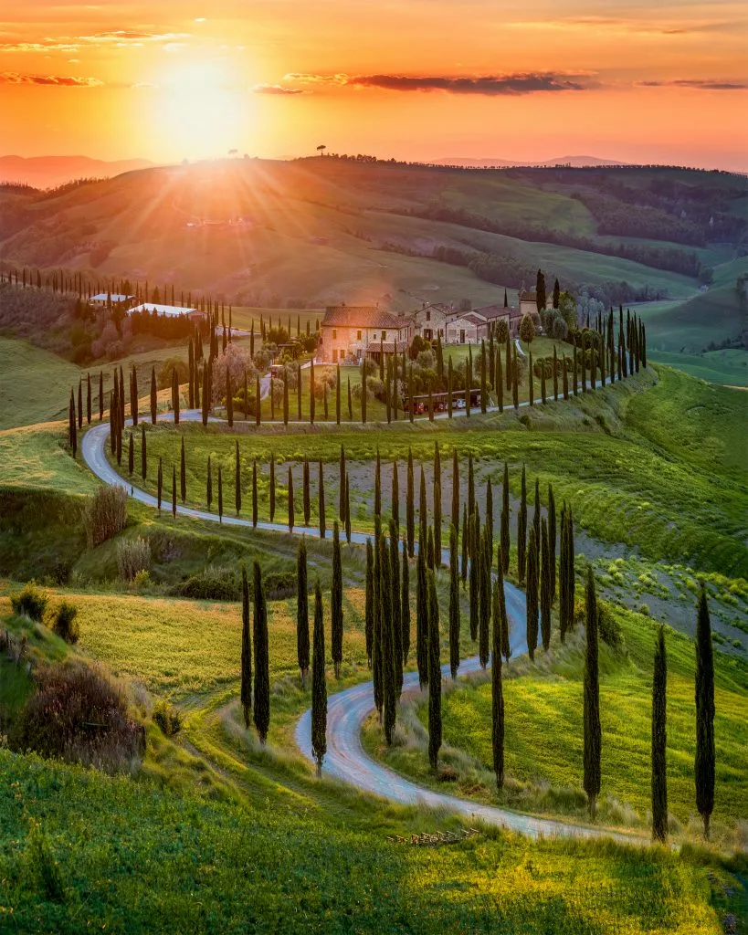 Private transfer Rome to Castiglione d'Orcia and the Val d'Orcia